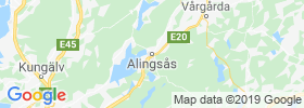 Alingsas map